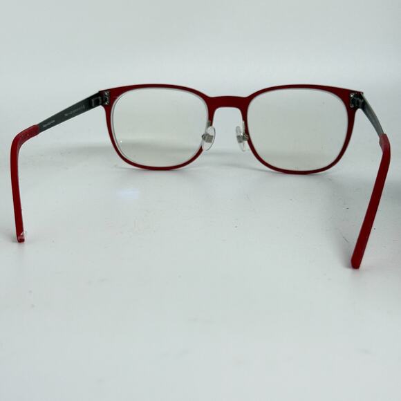Prodesign Denmark eyeglasses Frames Red Silver Trail 1 4021 52-19-150 H18896 - Picture 3 of 7